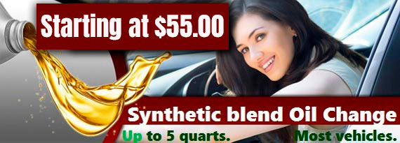 Synthetic Blend Oil Change